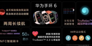 华为手环6国内首发！搭载炫彩全面屏，升级全天候血氧监测
