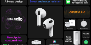 苹果发布AirPods 3：苹果半入耳式耳机的新高度